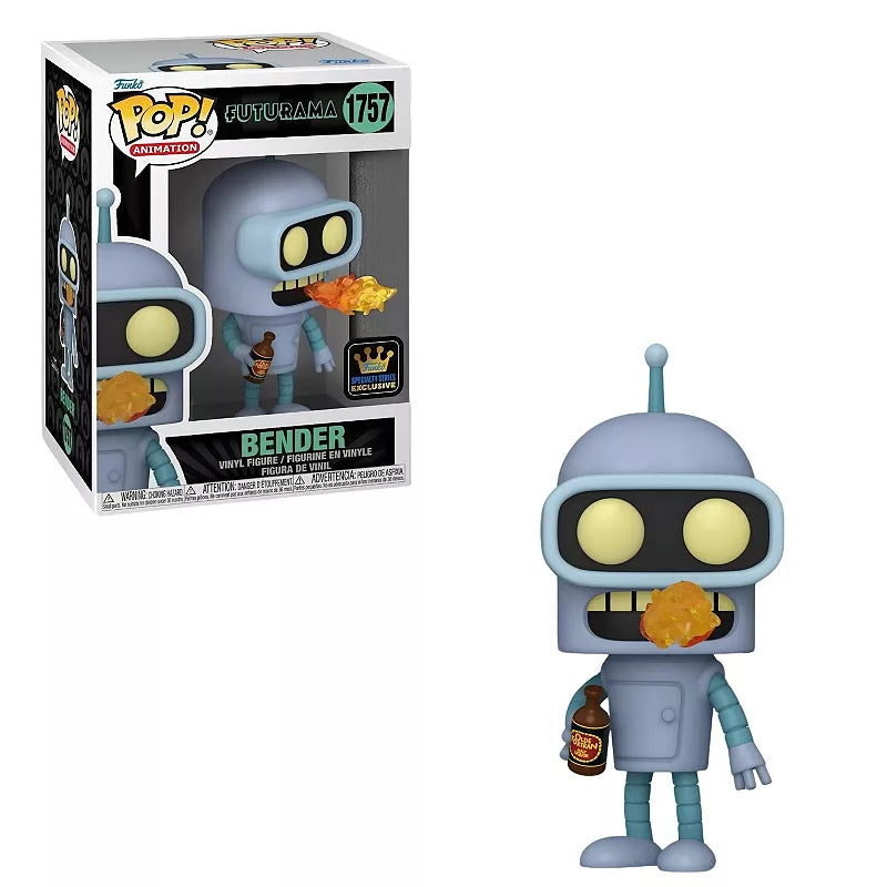 1757 Funko POP! Futurama - Bender w/ Ch (GW)