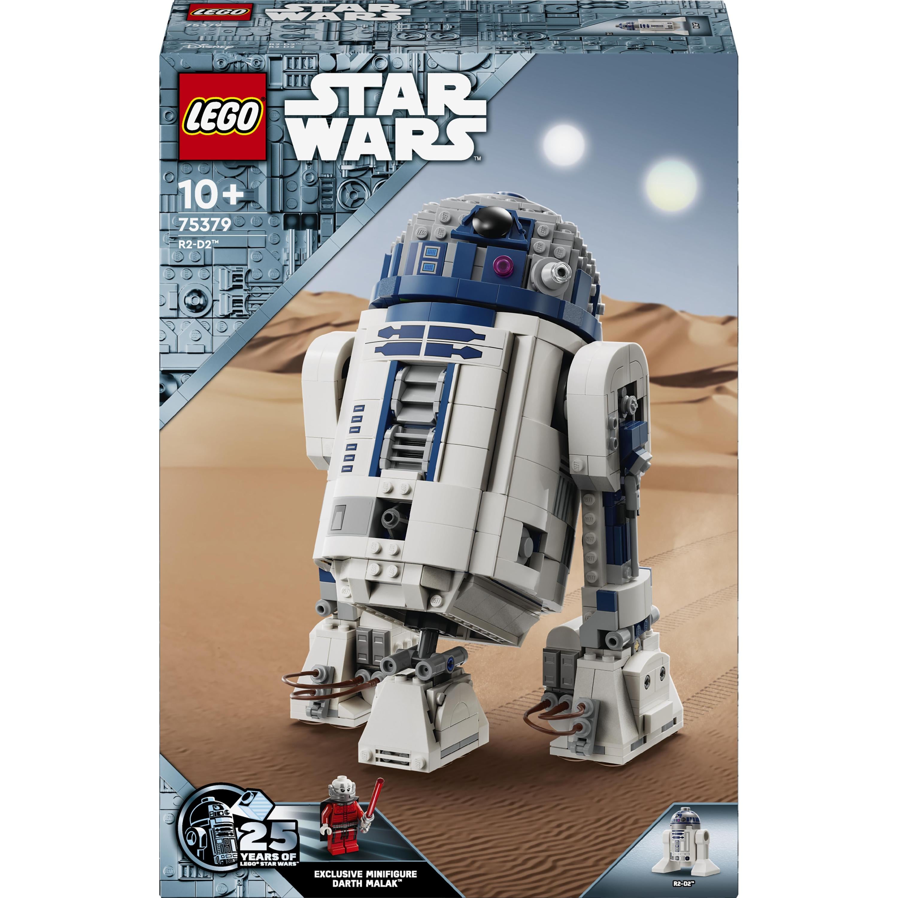 LEGO® Star Wars™ R2-D2 Model, Buildable Toy Droid Figure 75379