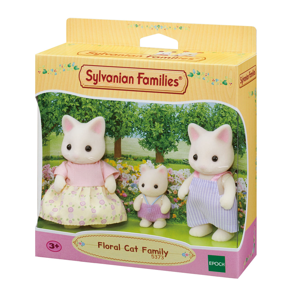 Sylvanian Families Floral Cat Family