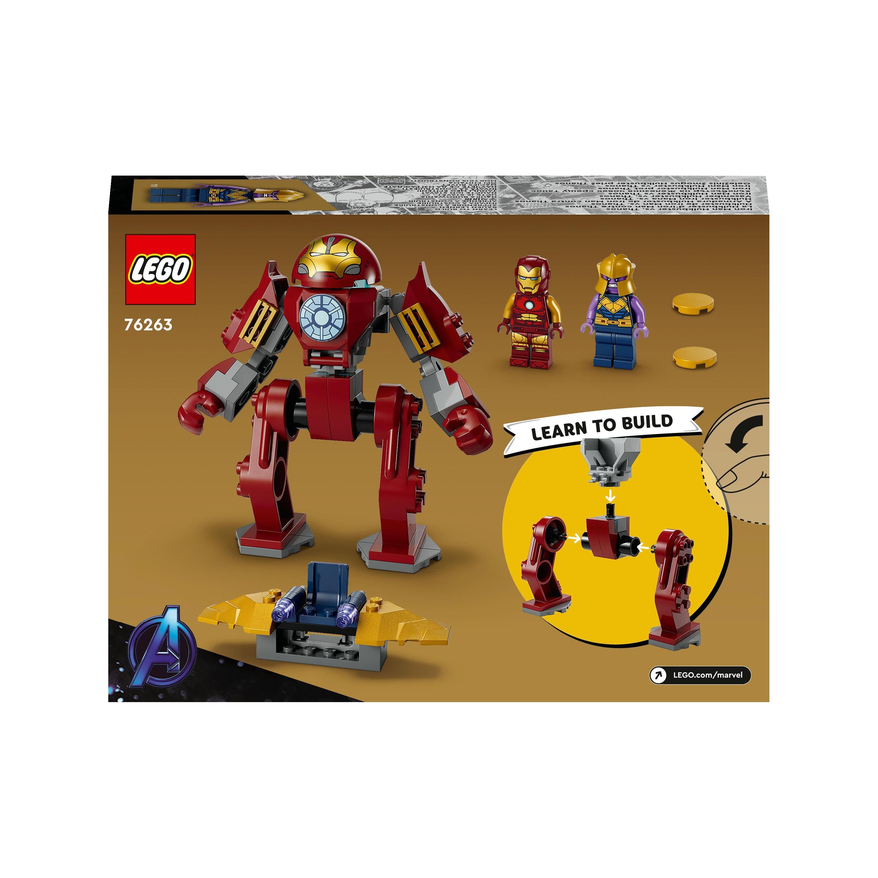 LEGO® Marvel Iron Man Hulkbuster vs. Thanos 76263 Building Toy Set