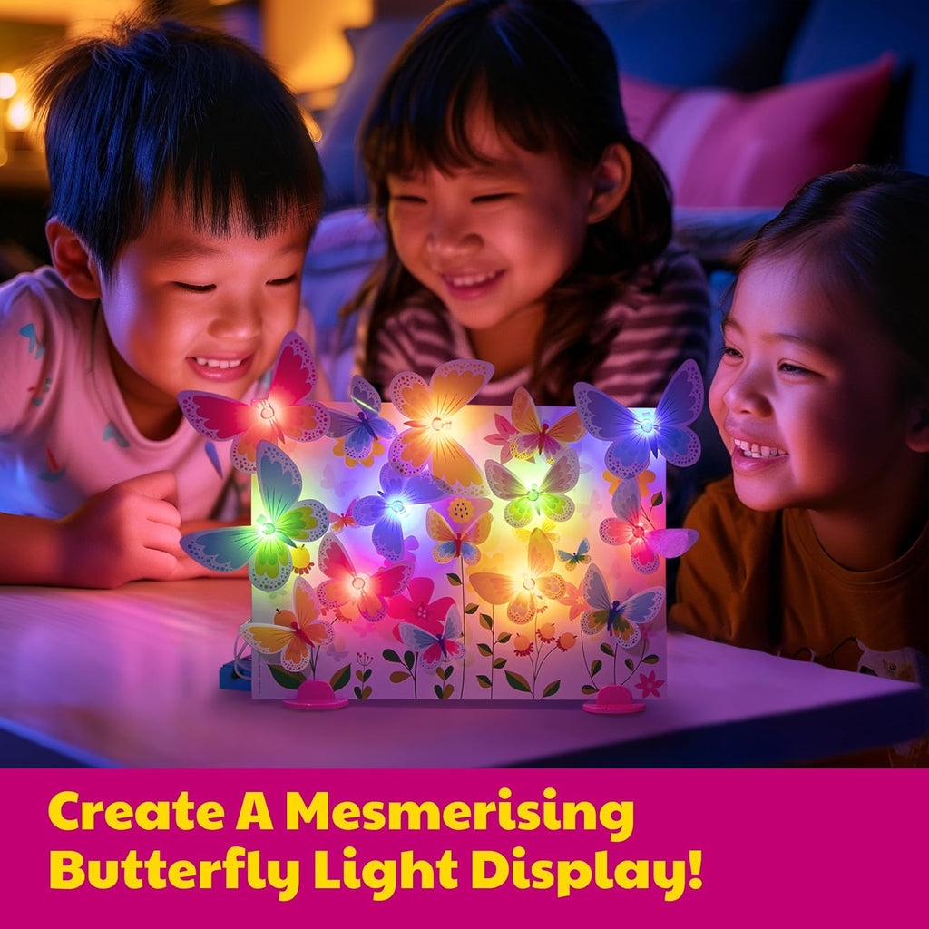4M - Glow 3D Butterfly Canvas