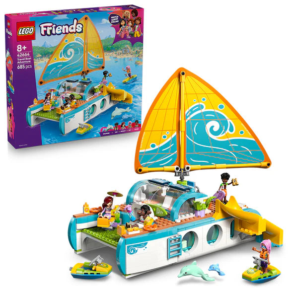 LEGO® Friends Travel Boat Adventure Building Kit Role-Play Toy 42664
