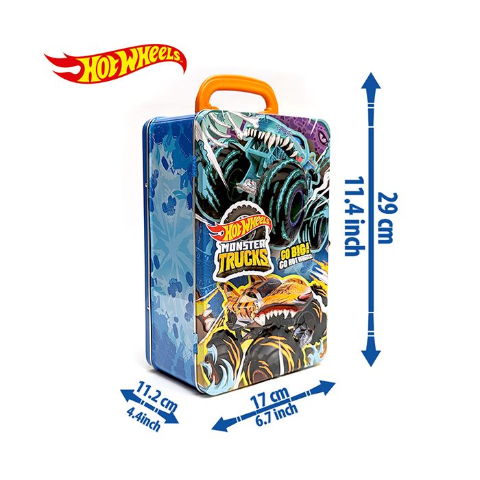 Hot Wheels Metal Monster Truck Tin Asst Each