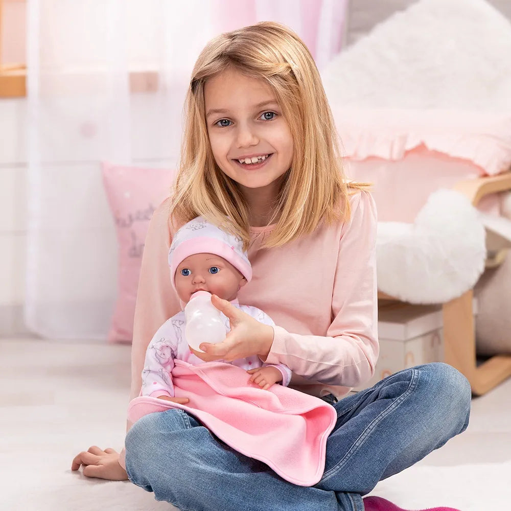 Bayer Reborn Baby Doll (Purple/Elephant) with Accessories