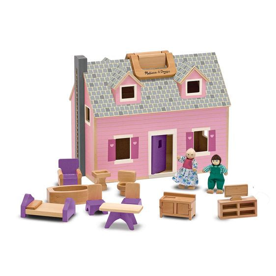 3701 Melissa & Doug Fold & Go Dollhouse