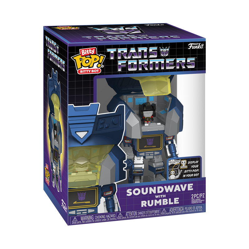 FUNKO BITTY BOTS:TR-SOUNDWAVE