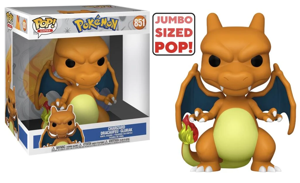 851 Funko POP! Pokémon - Charizard Jumbo Pop 10"