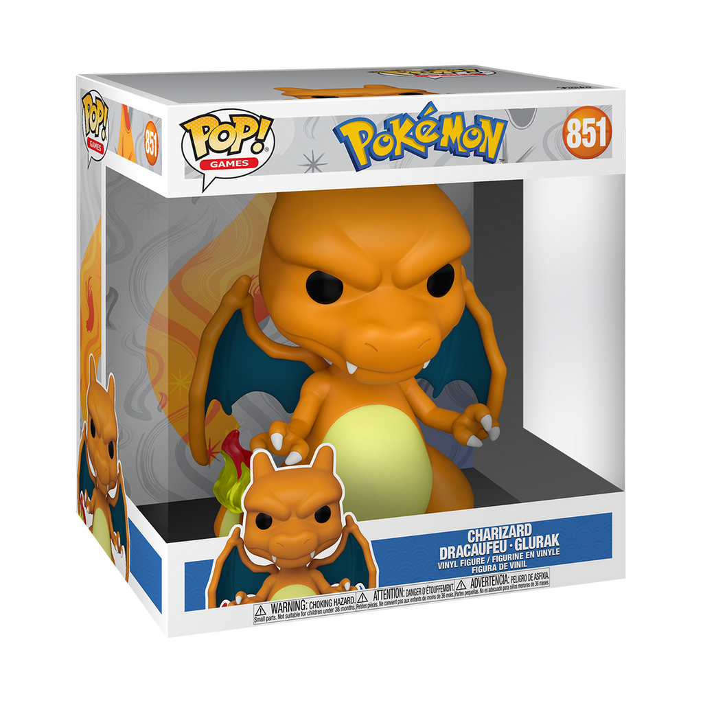 851 Funko POP! Pokémon - Charizard Jumbo Pop 10"