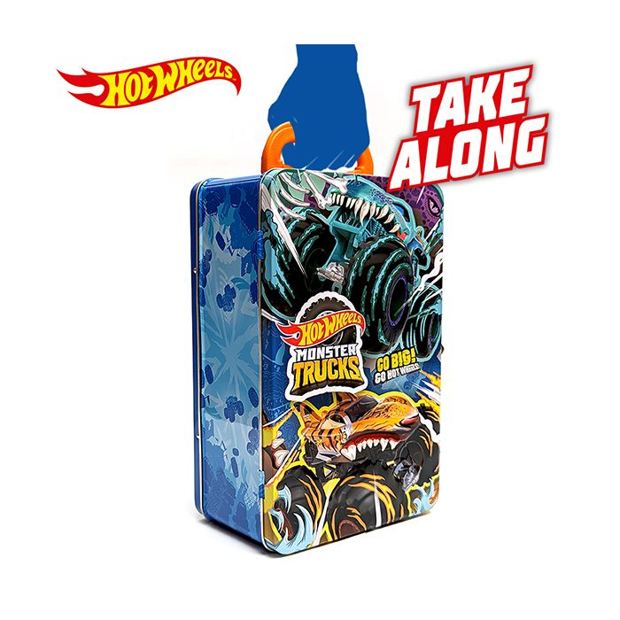 Hot Wheels Metal Monster Truck Tin Asst Each