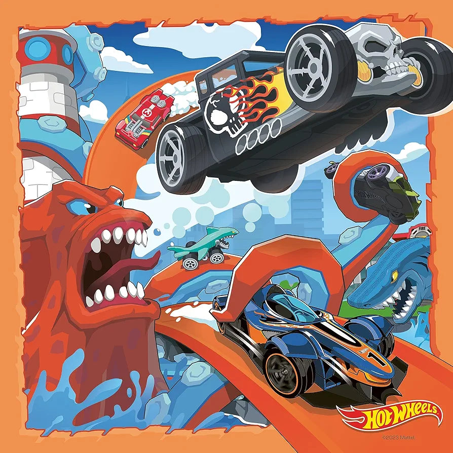 Ravensburger 3 x 49 Piece Puzzles - Hot Wheels