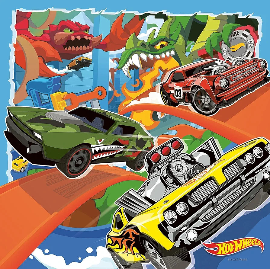 Ravensburger 3 x 49 Piece Puzzles - Hot Wheels