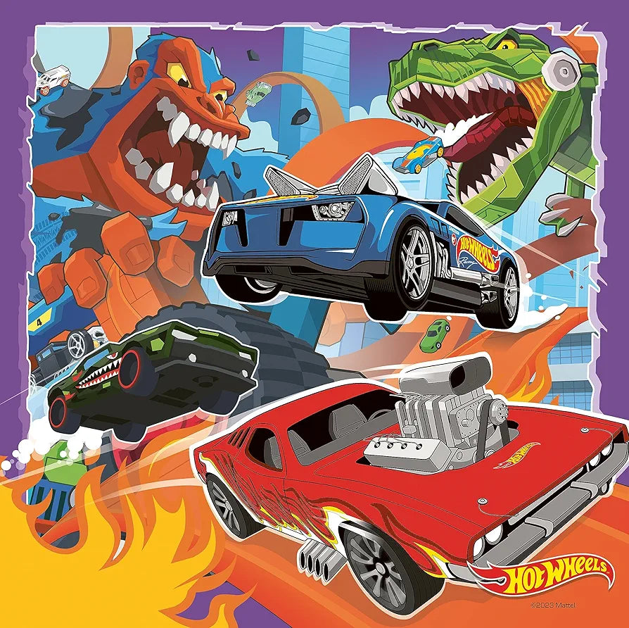 Ravensburger 3 x 49 Piece Puzzles - Hot Wheels