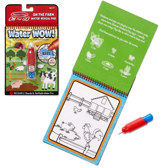 9232 Melissa Doug Water Wow On the Farm – Pops Toys
