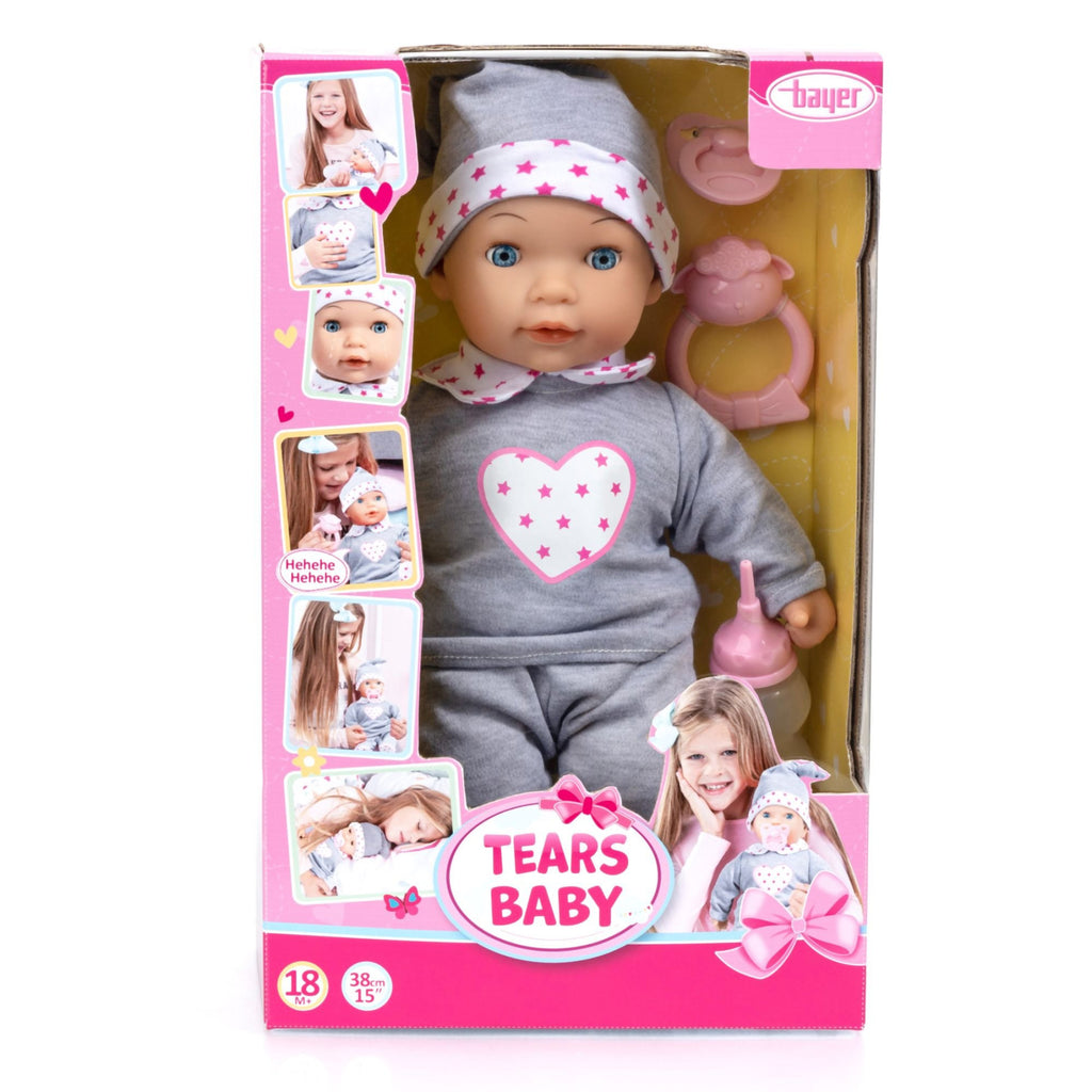 Bayer Tears Baby Doll (Heart/Grey) with Accessories