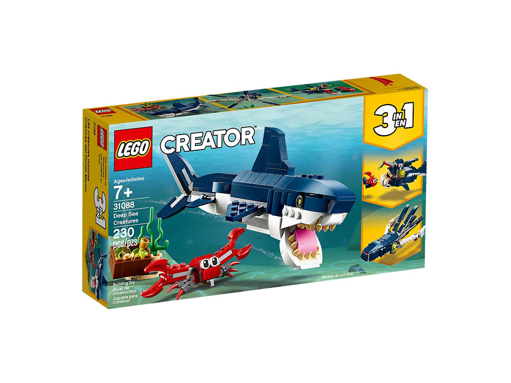 LEGO Creator 3in1 Deep Sea Creatures Building Kit 31088