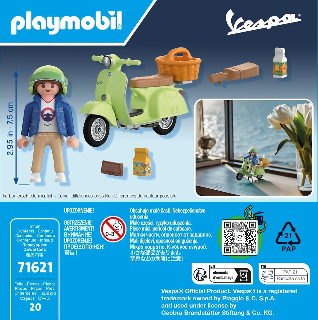 71621 Playmobil Vespa 150 Sprint Veloce, Light Green