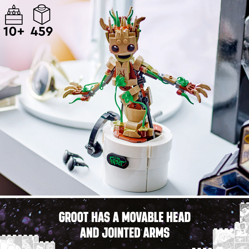 LEGO® Marvel Dancing Groot Guardians of the Galaxy Set 76297