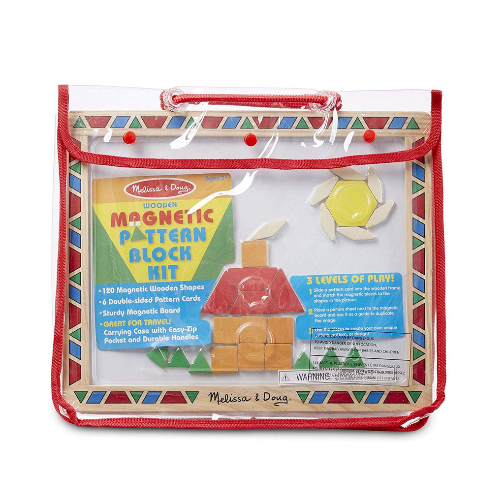 3590 Melissa & Doug Magnetic Pattern Block Set