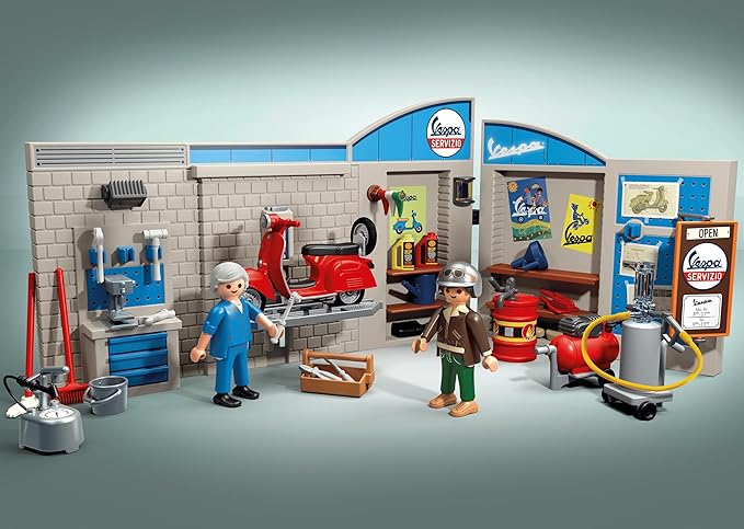 71620 Playmobil 60s Vespa Garage