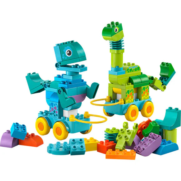 LEGO® DUPLO® Town 3in1 Dinosaurs on Wheels Learn-Through-Play Toddler Toy 10451