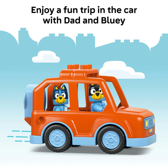 LEGO® DUPLO® Bluey Ice Cream Trip with Bluey Toddler Toy 10458