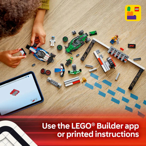 60474 LEGO® City F1® Grid with VCARB & Sauber Race Cars