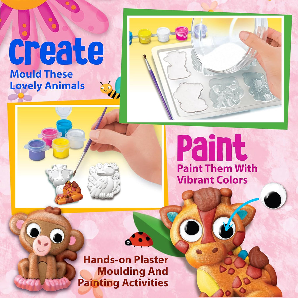 4M - Mould & Paint Googly Eyes Animals