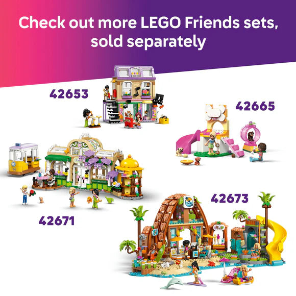 LEGO® Friends Cat Birthday Party & Tree House Building Kit Toy 42666