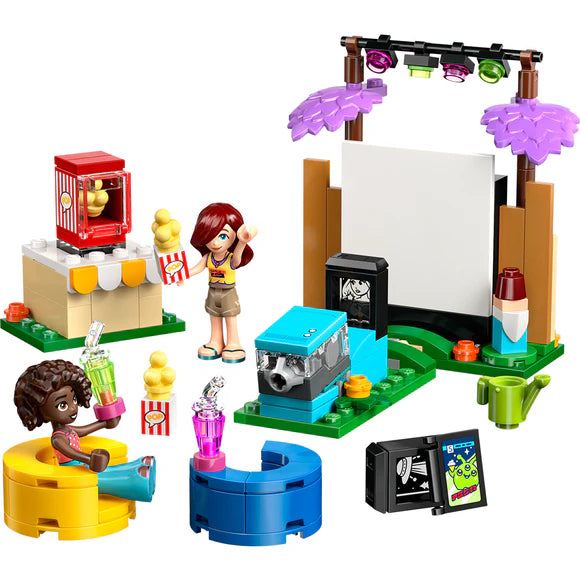 LEGO® Friends Friendship Movie Night Pretend-Play Toy Building Kit 42642