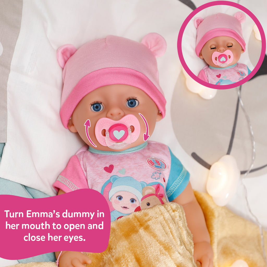 Dolls Emma Pretend Play Baby Baby Born Emma Doll 43cm – Pops Toys