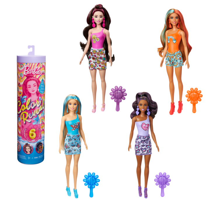 Barbie Color Reveal Rainbow Groovy Series