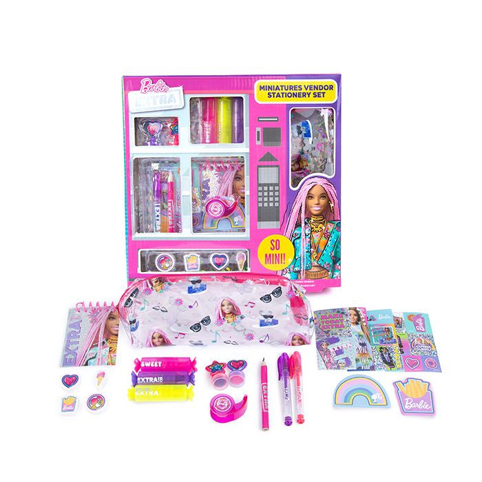 Barbie Extra Miniatures Vending Machine Stationery Set