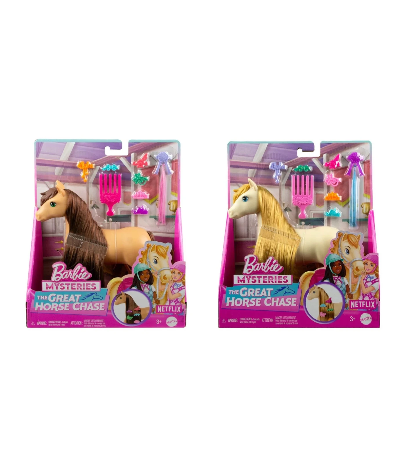 Barbie The Great Horse Chase Pony Accessories Asstd Each Pops Toys