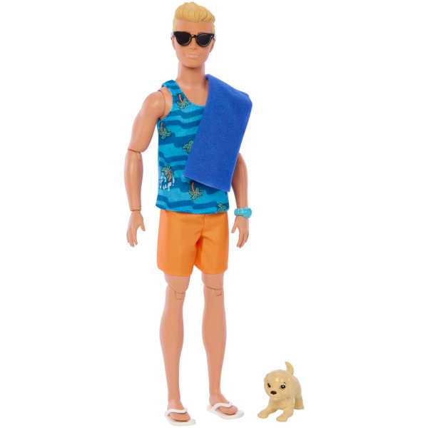 Barbie Ken Doll with Surfboard