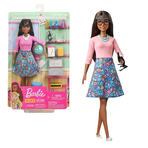 Barbie Teacher Brown Hair Pops Toys