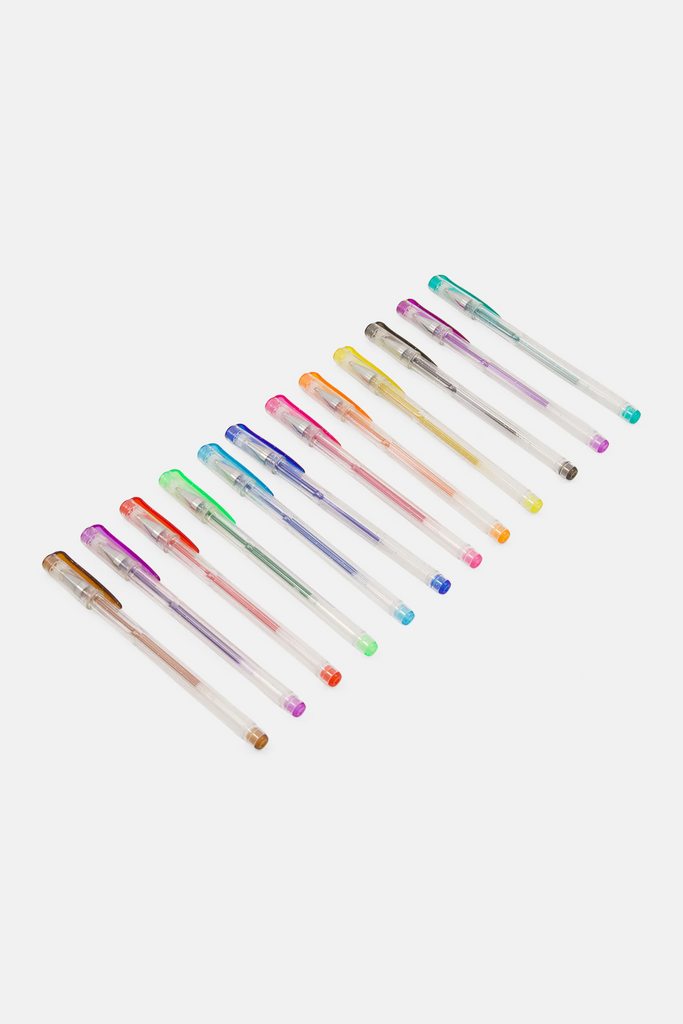 Besties Glitter Gel Pens 12 Piece