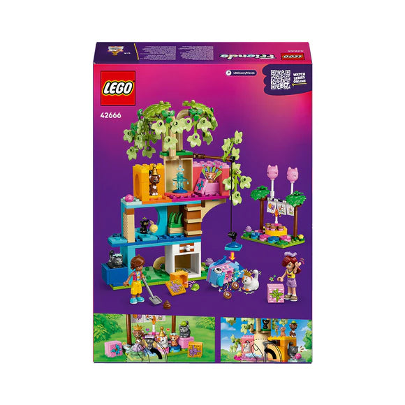 LEGO® Friends Cat Birthday Party & Tree House Building Kit Toy 42666