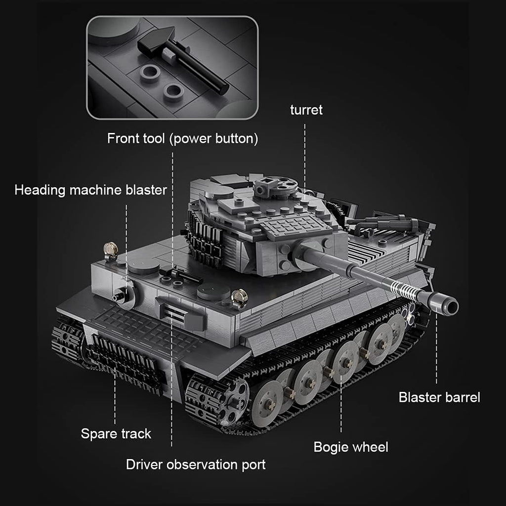 CaDa Tiger Tank (925pcs) (FULL RC)