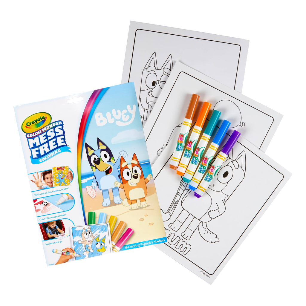 Crayola Colour Wonder Set - Bluey