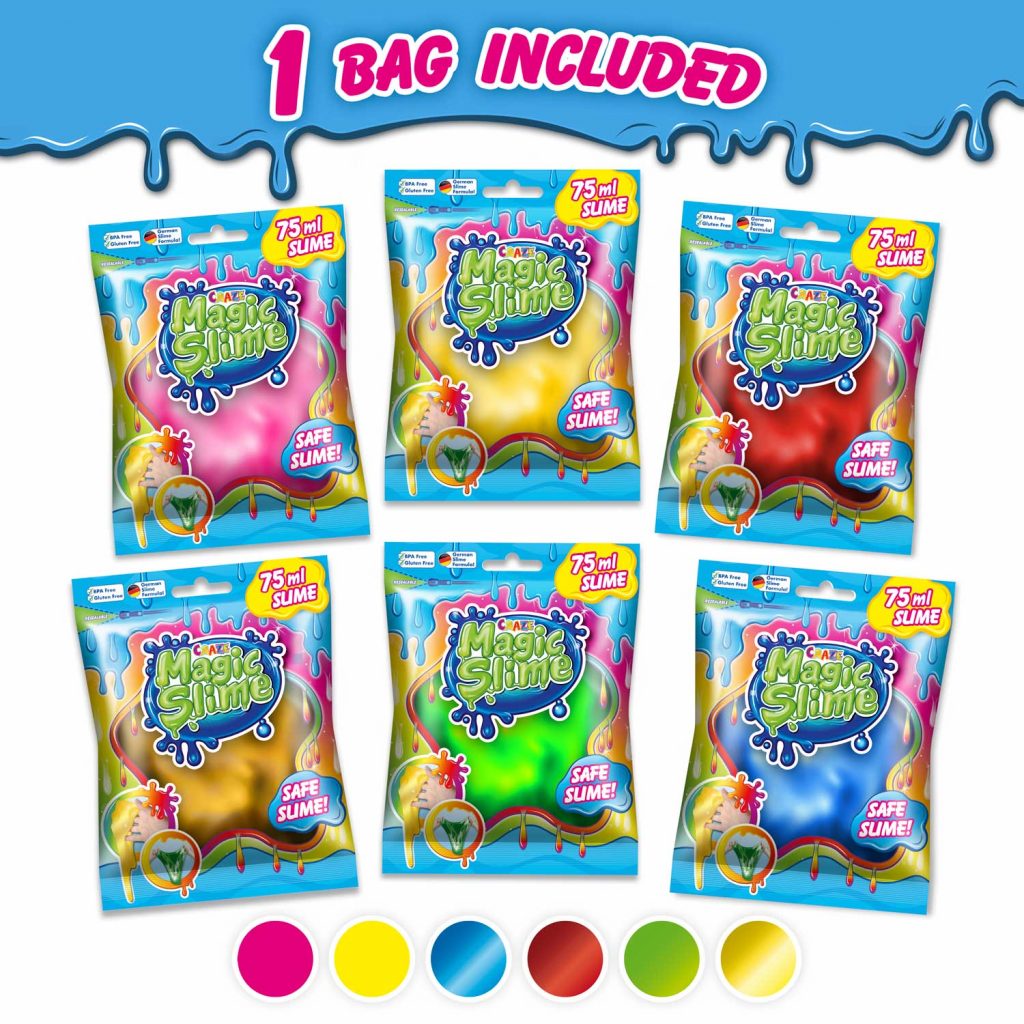Craze Magic Slime Bag each