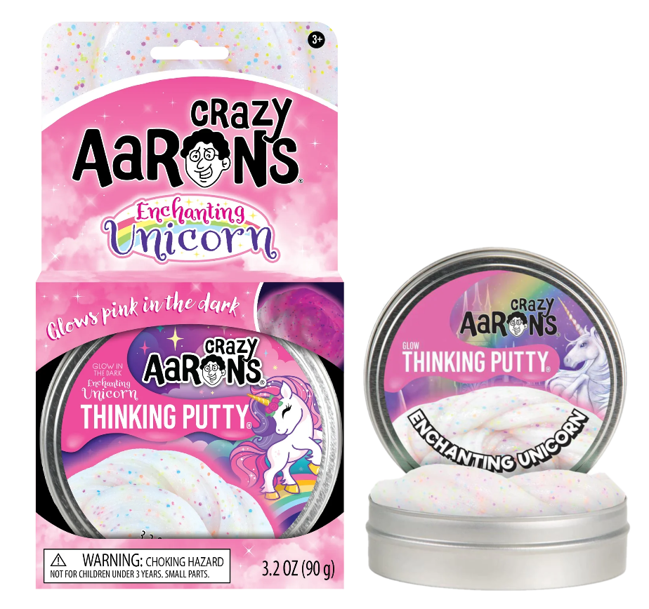 Crazy Aaron s Thinking Putty Glowbrights Enchanting Unicorn Pops Toys