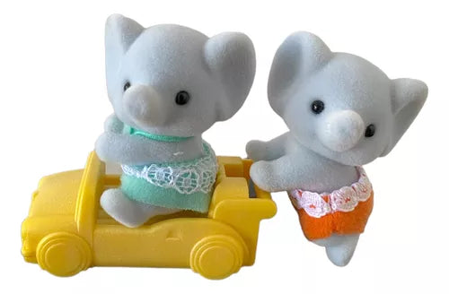 Sylvanian Families Elephant Twins