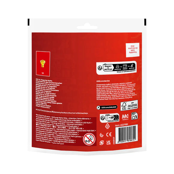 LEGO® NINJAGO® Arin vs. Dragonian Battle Recruitment Bag 30700