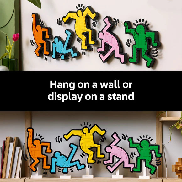 LEGO® Art Keith Haring – Dancing Figures Living Room Decor Set 31216