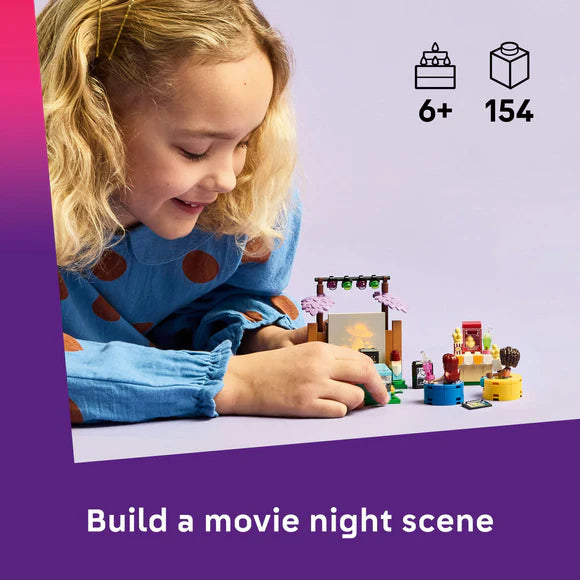LEGO® Friends Friendship Movie Night Pretend-Play Toy Building Kit 42642