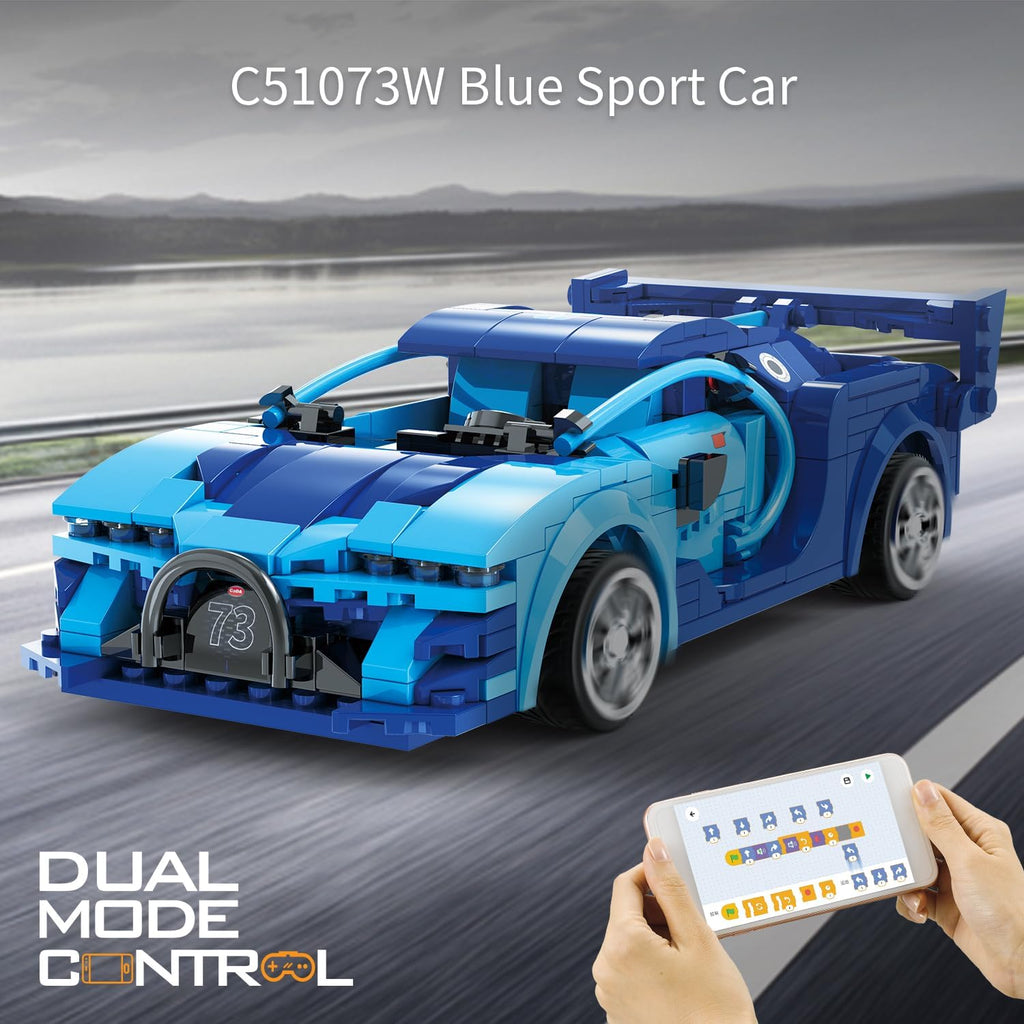 Double Eagle CADA R/C Blue Race Car 325pcs