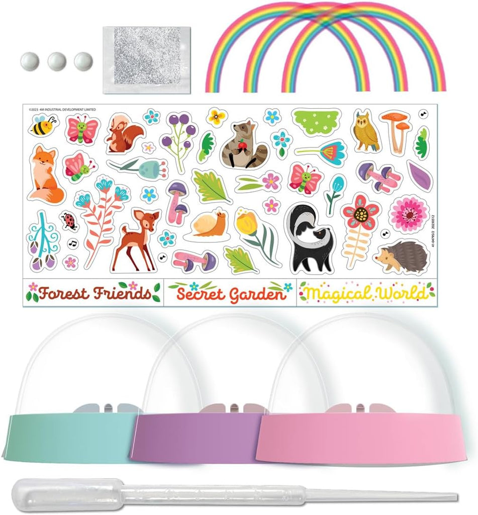 4M - Glitter Rainbow Snow Domes