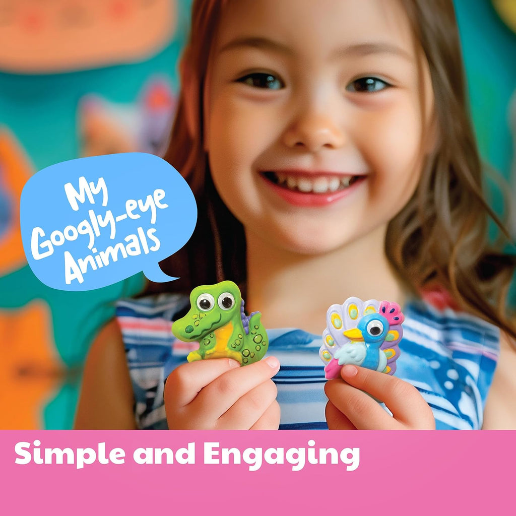 4M - Mould & Paint Googly Eyes Animals