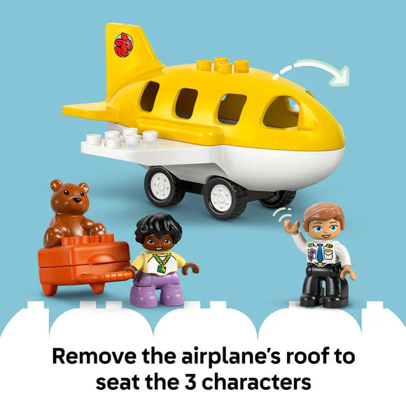 LEGO® DUPLO® Town First Time at the Airport Building Toy for Pretend Play 10443