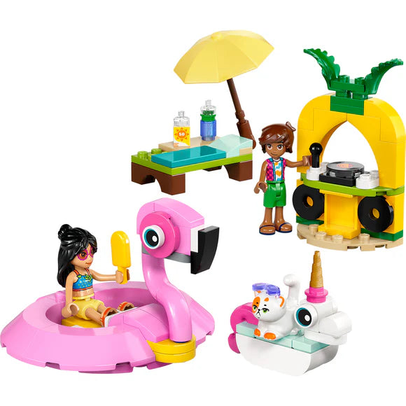 LEGO® Friends Unicorn & Flamingo Pool Party Toy Building Set 42658
